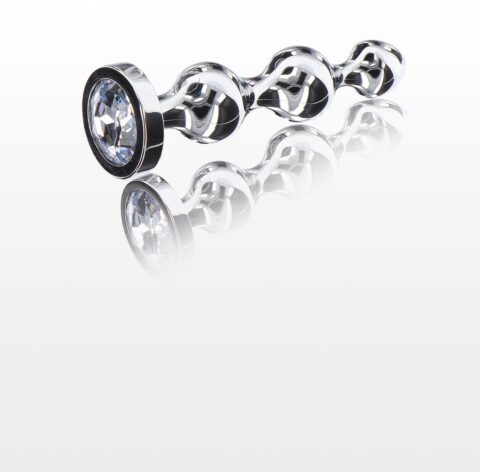 ToyJoy Diamond Star Beads Medium metalen buttplug