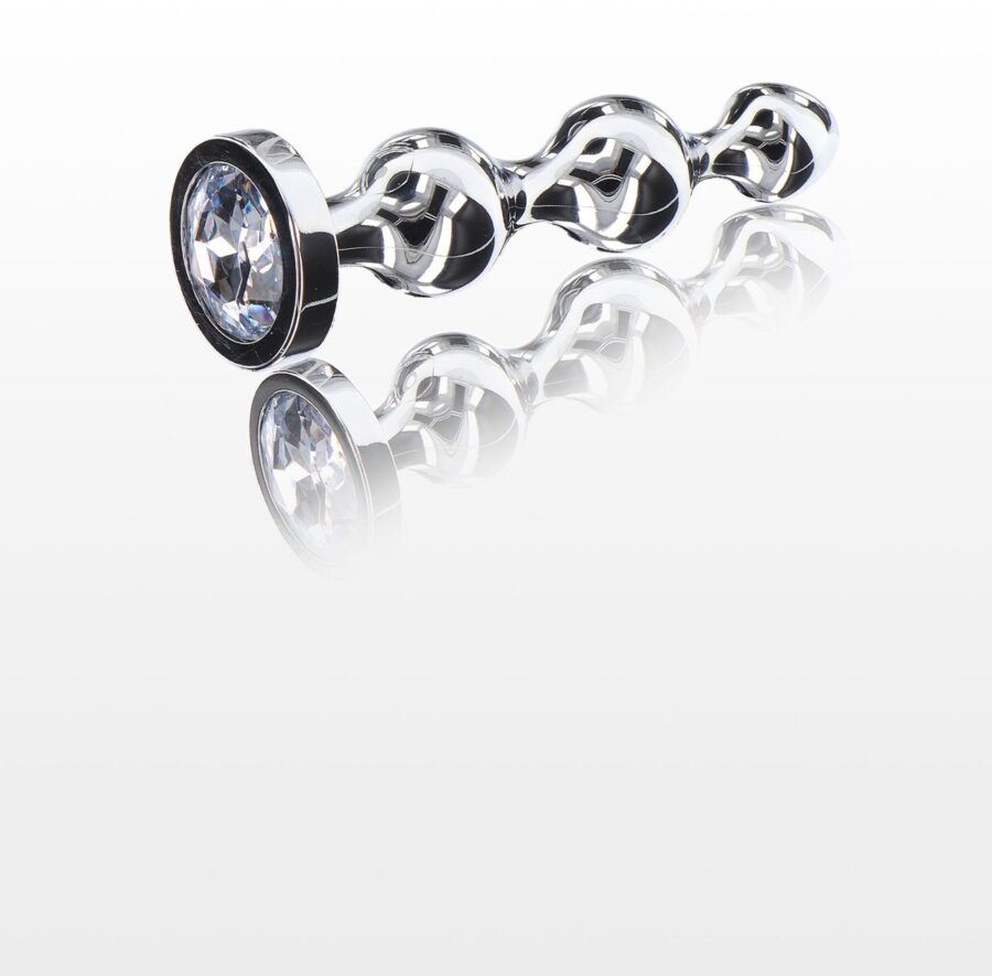 ToyJoy Diamond Star Beads Medium metalen buttplug