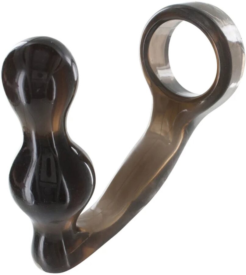 ToyJoy Manpower Power Plug met penisring zwart