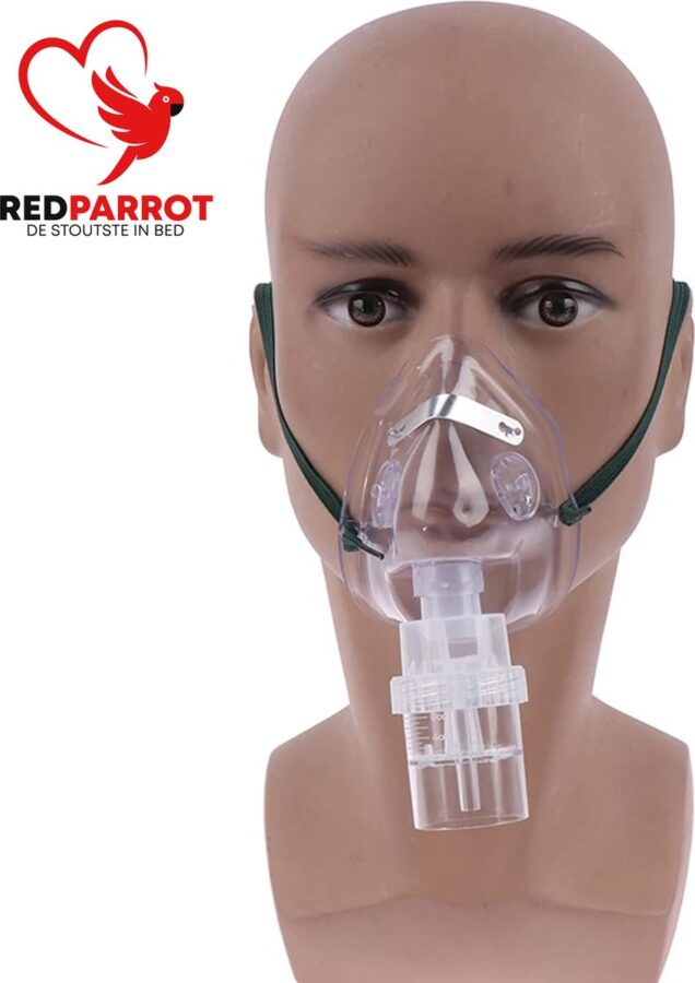 Transparant gasmasker voor BDSM one size