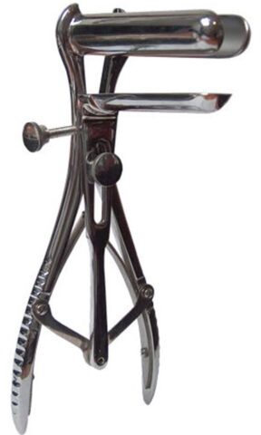 Triple anaal speculum met drie bladen