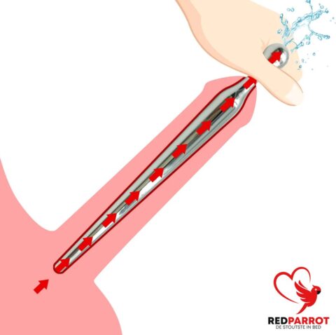Urethrale dilator RVS oplopend 4 tot 8 mm