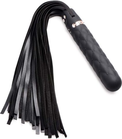 Vibra-Lasher vibrerende siliconen dildo flogger