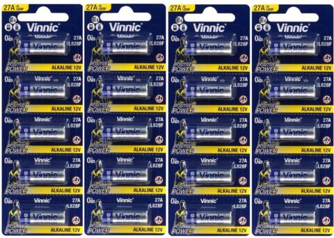 Vinnic 27A alkaline batterijen 12 V (20 stuks)