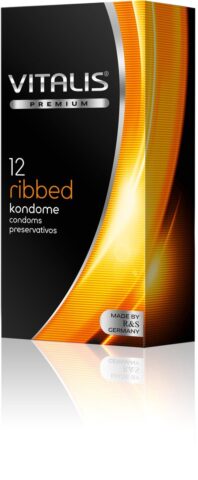 Vitalis geribbelde condooms 12 stuks