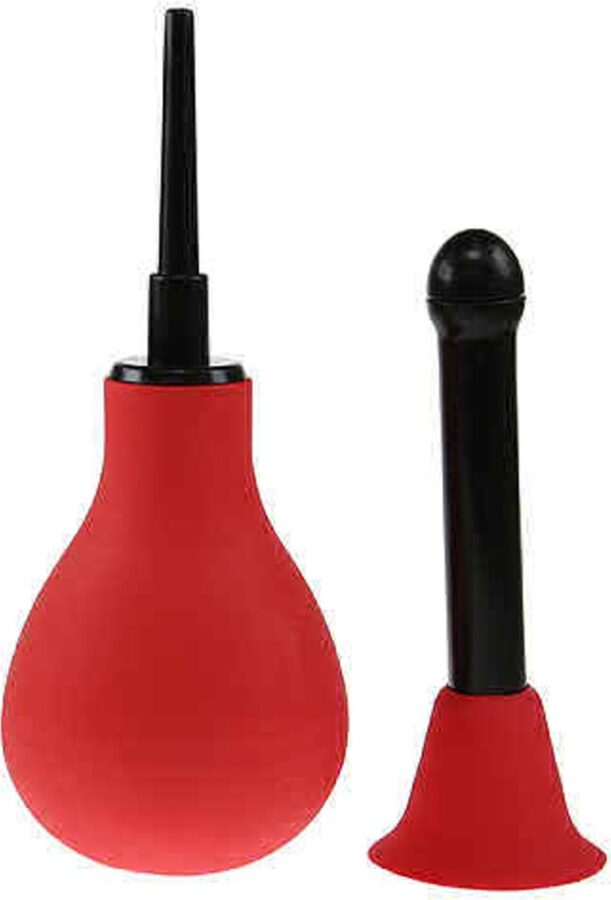 Whirling Spray intieme douche 3-delige set rood