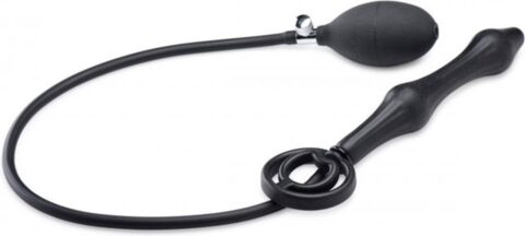 XR Brands Devil’s Rattle opblaasbare plug met cockring