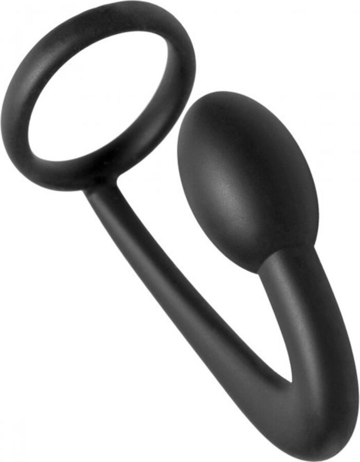 XR Brands Explorer cockring met prostaatplug