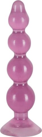 You2Toys anal beads met 4 kralen en zuignap paars