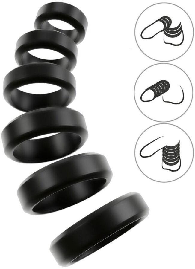 You2Toys Smart Cock and Ball Stretching Kit 6 ringen