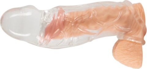 You2Toys Crystal Clear penis sleeve met testikelring