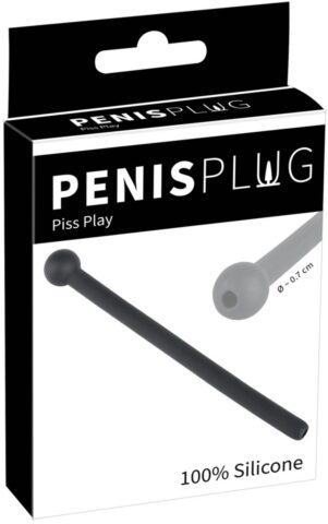 You2Toys holle siliconen dilator penisplug zwart