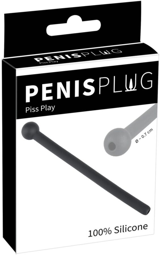 You2Toys holle siliconen dilator penisplug zwart