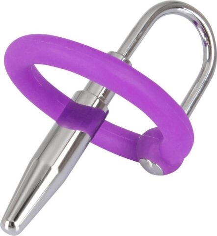 You2Toys stalen dilator met siliconen eikelring