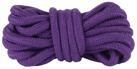 Zeloria bondage touw 10 meter, 8 mm, paars